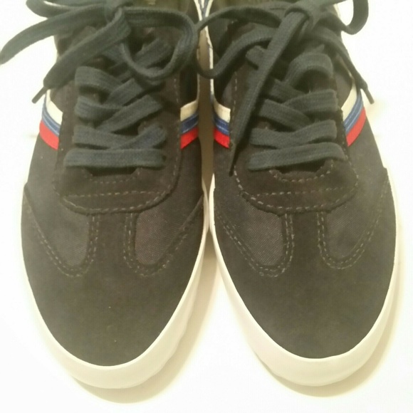 TORY BURCH SPORT Blue Canvas Suede sneakers 8M - Picture 8 of 8